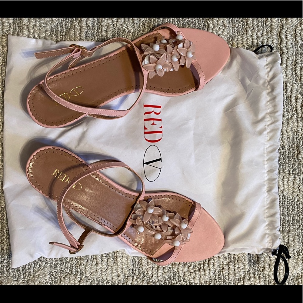 RED by Valentino Pink Strappy Heels EU 39. EUC - Picture 11 of 12